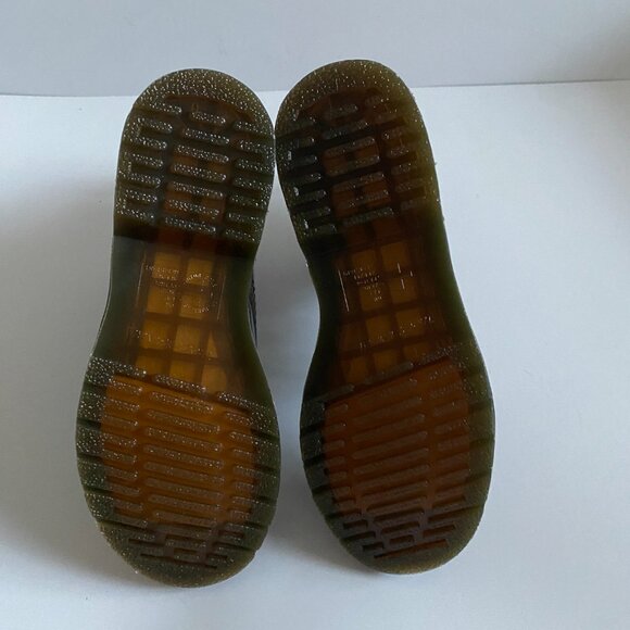 NWT Dr. Martens 1460 Zinc Gray Lamper Patent Leather Women's Boots Size 7 27635 - Picture 11 of 16